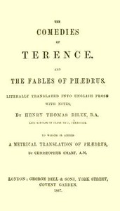 Cover of The Comedies of Terence